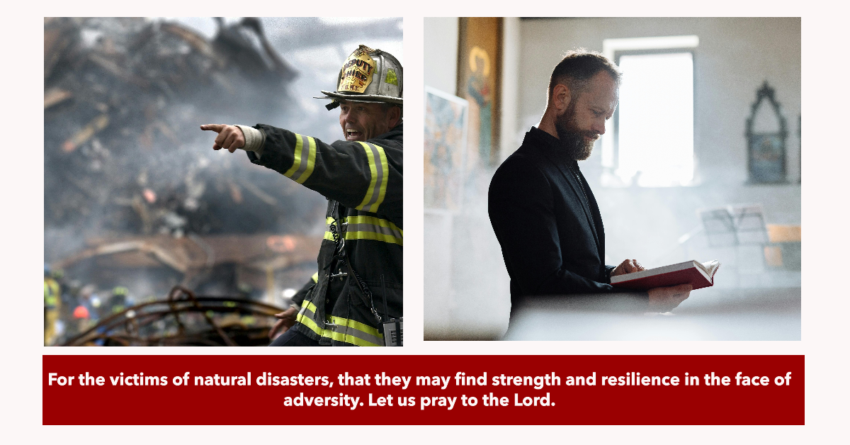Prayers Of The Faithful For Natural Disasters 6 Options Prayers Of