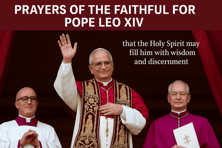 Prayers of the Faithful for the New Pope (Pope Leo XIV)